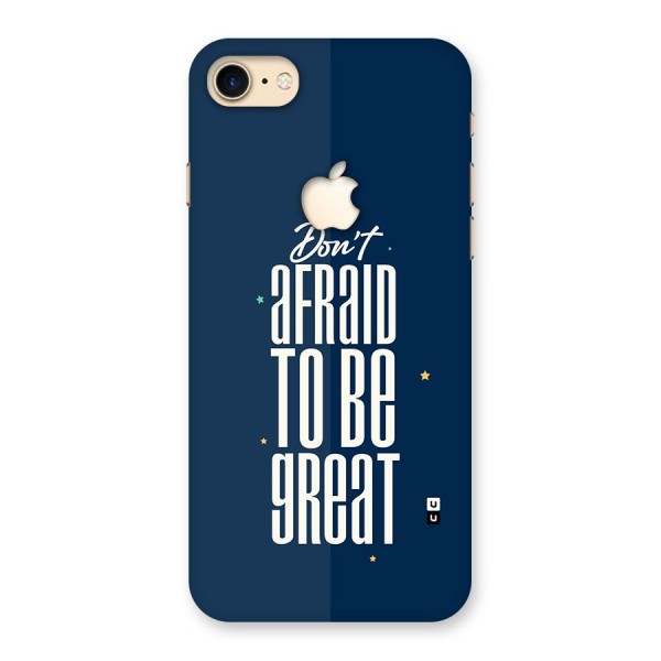 To Be Great Back Case for iPhone 7 Apple Cut