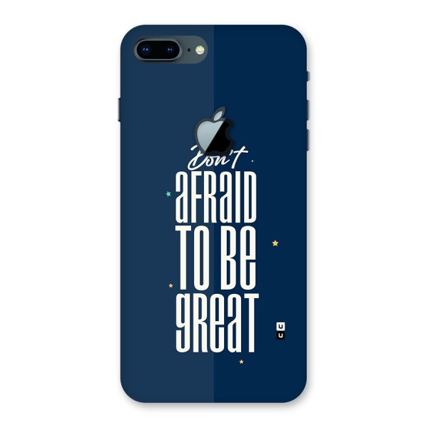 To Be Great Back Case for iPhone 7 Plus Apple Cut