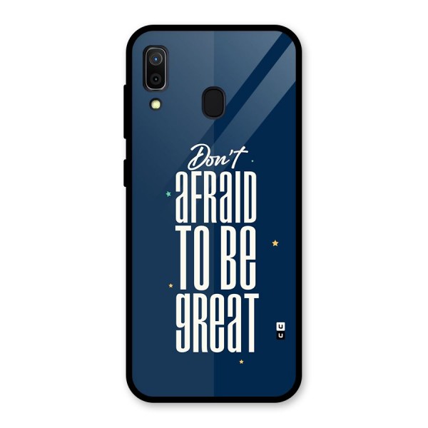 To Be Great Glass Back Case for Galaxy A30