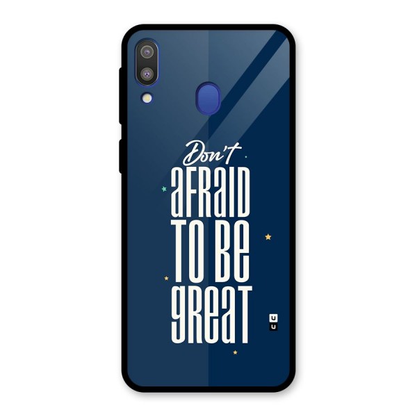 To Be Great Glass Back Case for Galaxy M20