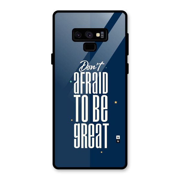 To Be Great Glass Back Case for Galaxy Note 9