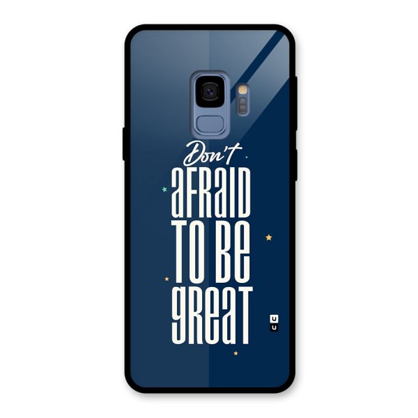 To Be Great Glass Back Case for Galaxy S9