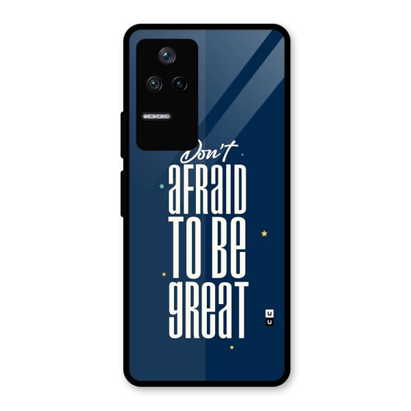 To Be Great Glass Back Case for Poco F4 5G