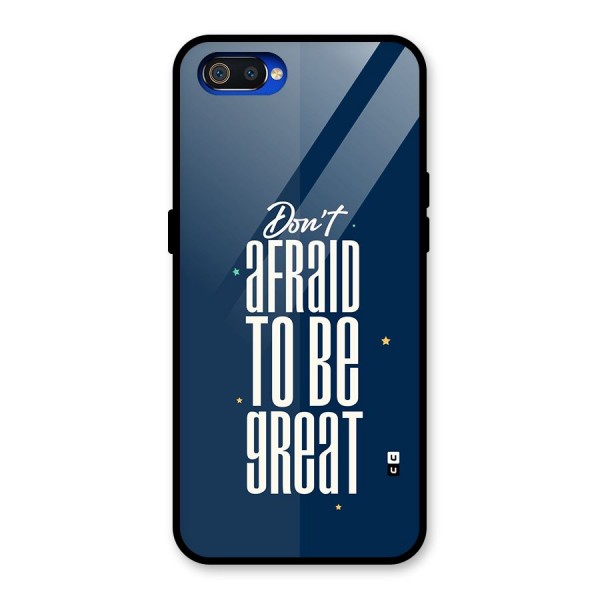 To Be Great Glass Back Case for Realme C2