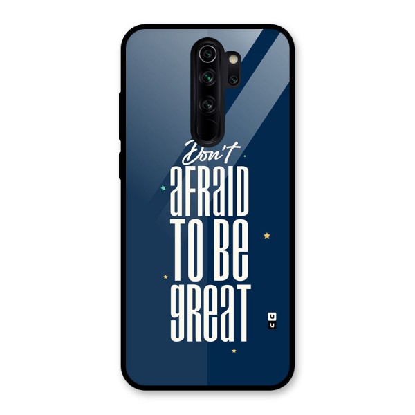 To Be Great Glass Back Case for Redmi Note 8 Pro