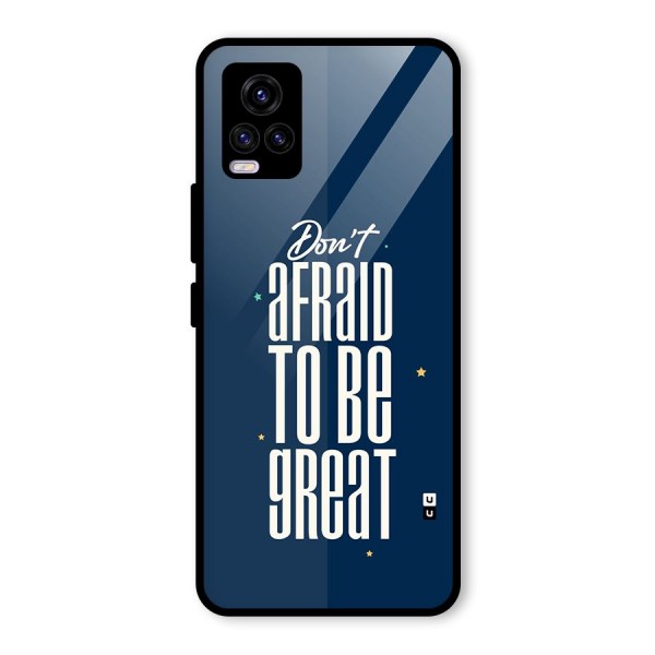 To Be Great Glass Back Case for Vivo V20