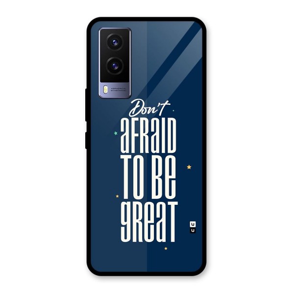 To Be Great Glass Back Case for Vivo V21e 5G