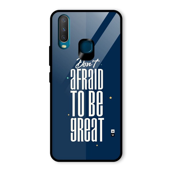 To Be Great Glass Back Case for Vivo Y12