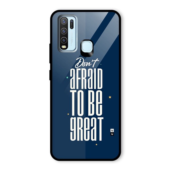 To Be Great Glass Back Case for Vivo Y30