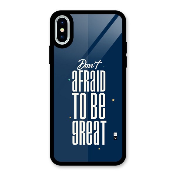 To Be Great Glass Back Case for iPhone X