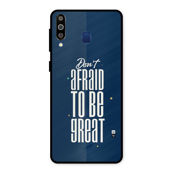 To Be Great Metal Back Case for Galaxy M30