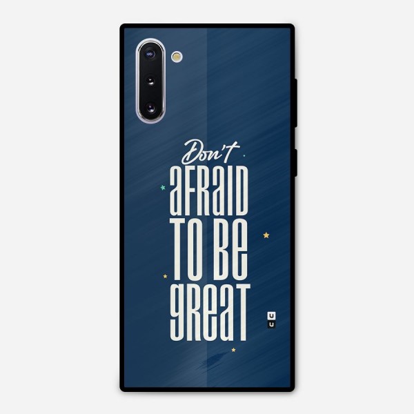 To Be Great Metal Back Case for Galaxy Note 10