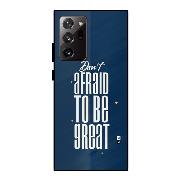 To Be Great Metal Back Case for Galaxy Note 20 Ultra