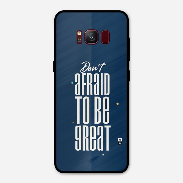 To Be Great Metal Back Case for Galaxy S8