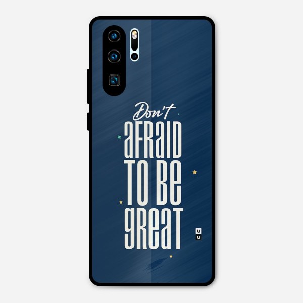 To Be Great Metal Back Case for Huawei P30 Pro
