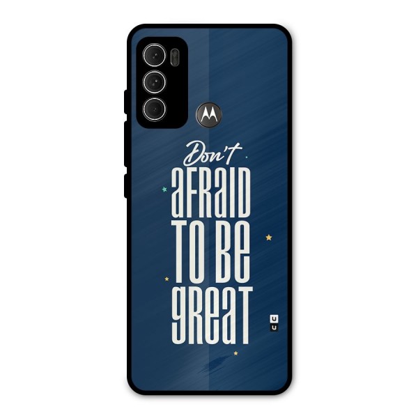 To Be Great Metal Back Case for Moto G60