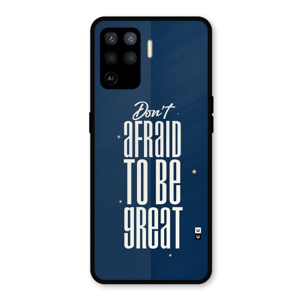 To Be Great Metal Back Case for Oppo F19 Pro