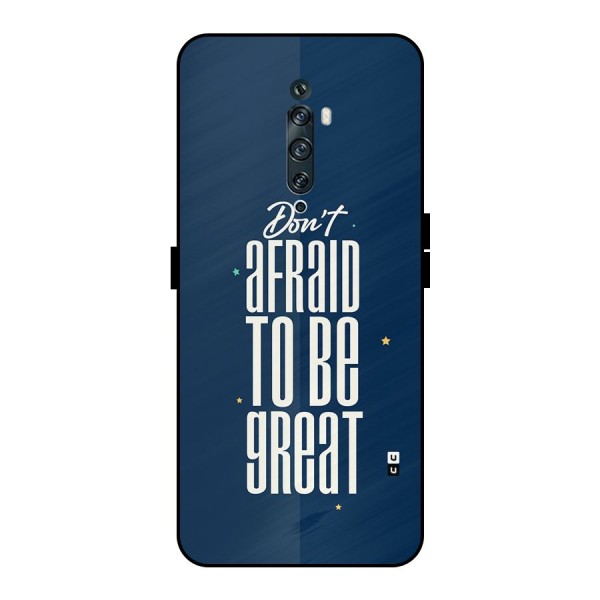 To Be Great Metal Back Case for Oppo Reno2 F