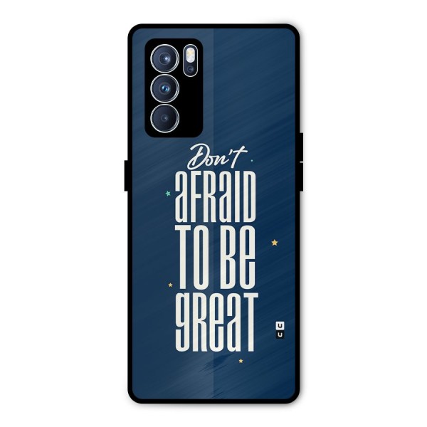To Be Great Metal Back Case for Oppo Reno6 Pro 5G