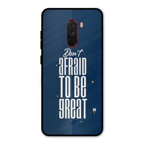 To Be Great Metal Back Case for Poco F1