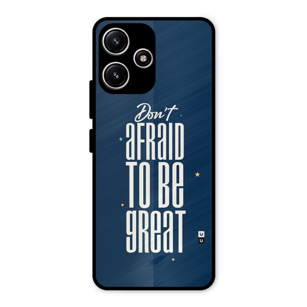 To Be Great Metal Back Case for Poco M6 Pro