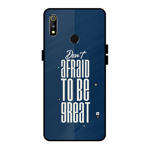 To Be Great Metal Back Case for Realme 3i