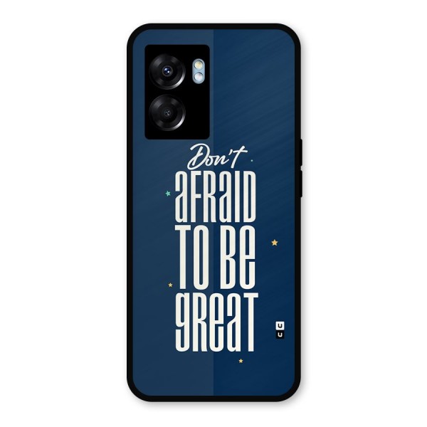 To Be Great Metal Back Case for Realme Narzo 50 5G