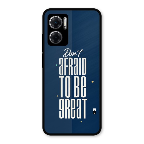 To Be Great Metal Back Case for Redmi 11 Prime 5G