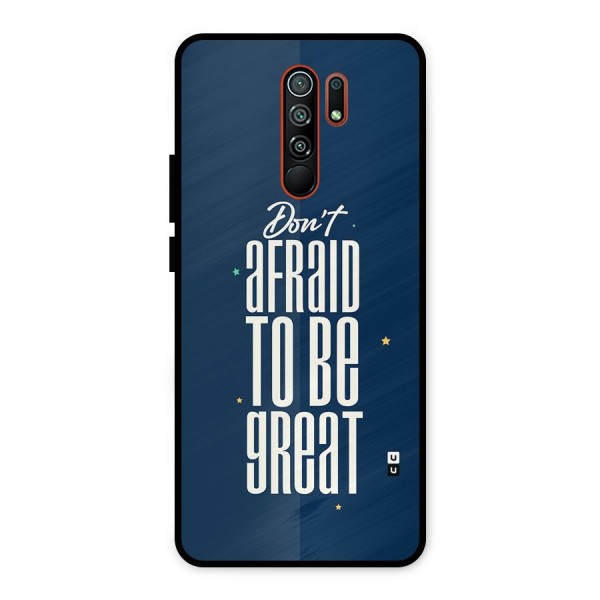 To Be Great Metal Back Case for Redmi 9 Prime