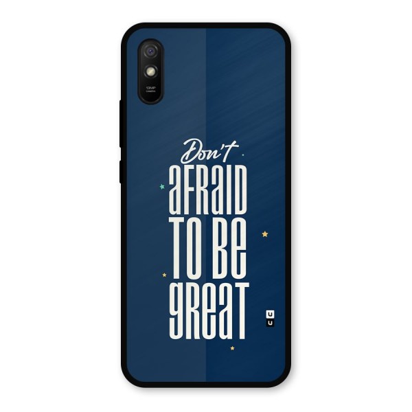 To Be Great Metal Back Case for Redmi 9a