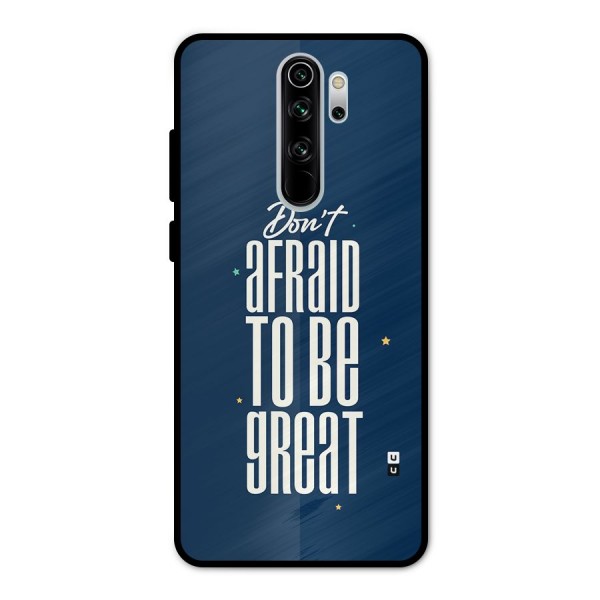 To Be Great Metal Back Case for Redmi Note 8 Pro