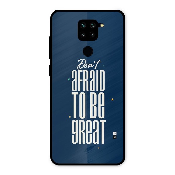 To Be Great Metal Back Case for Redmi Note 9