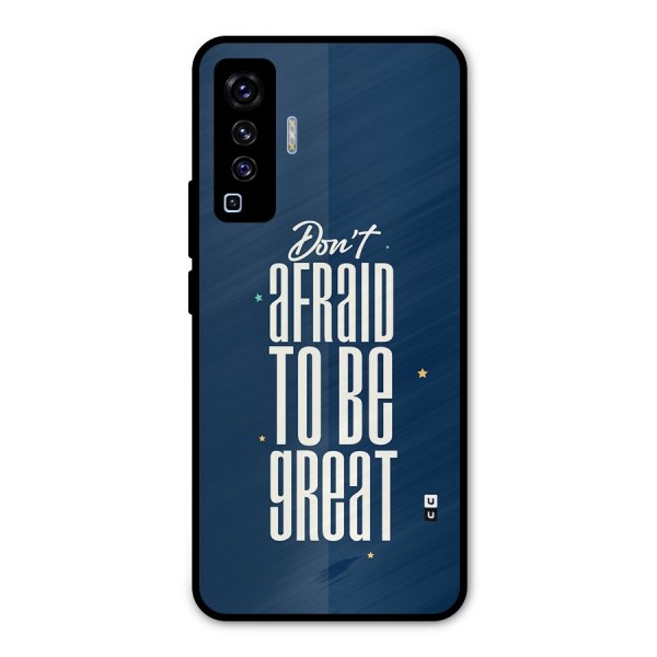 To Be Great Metal Back Case for Vivo X50