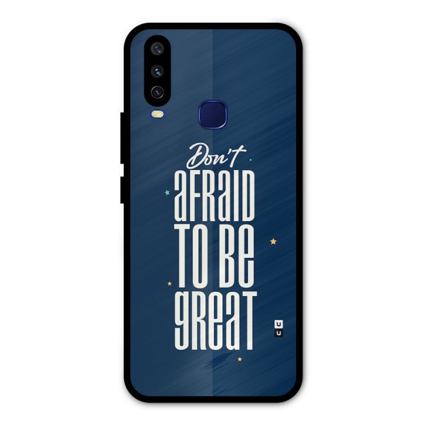 To Be Great Metal Back Case for Vivo Y12