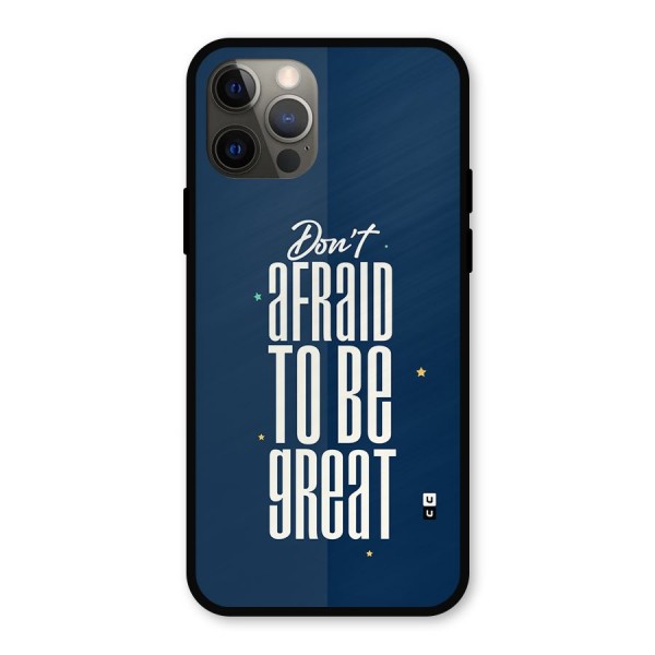 To Be Great Metal Back Case for iPhone 12 Pro