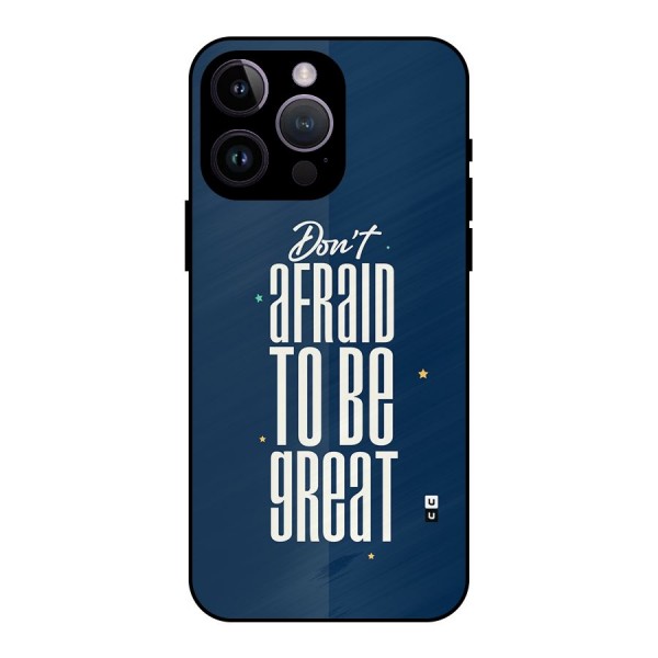 To Be Great Metal Back Case for iPhone 14 Pro Max