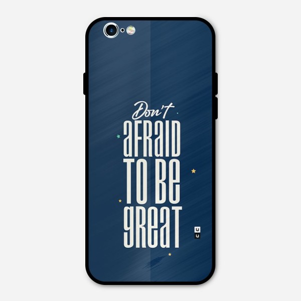 To Be Great Metal Back Case for iPhone 6 6s