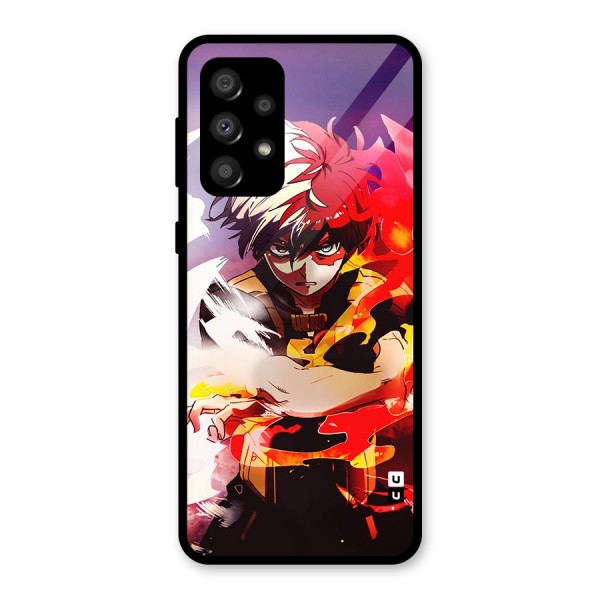 Todoroki Colors Glass Back Case for Galaxy A32