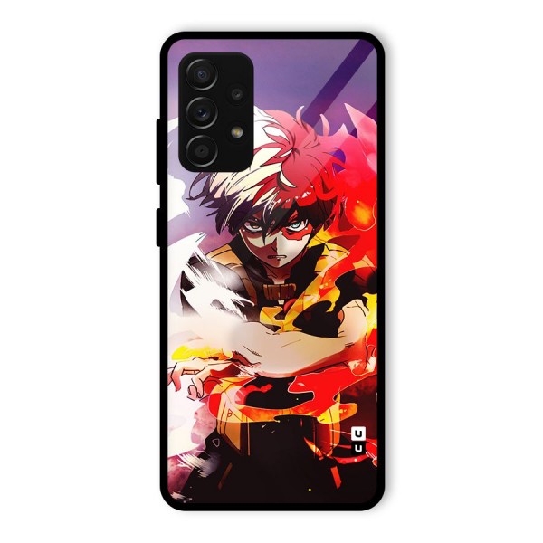 Todoroki Colors Glass Back Case for Galaxy A53 5G