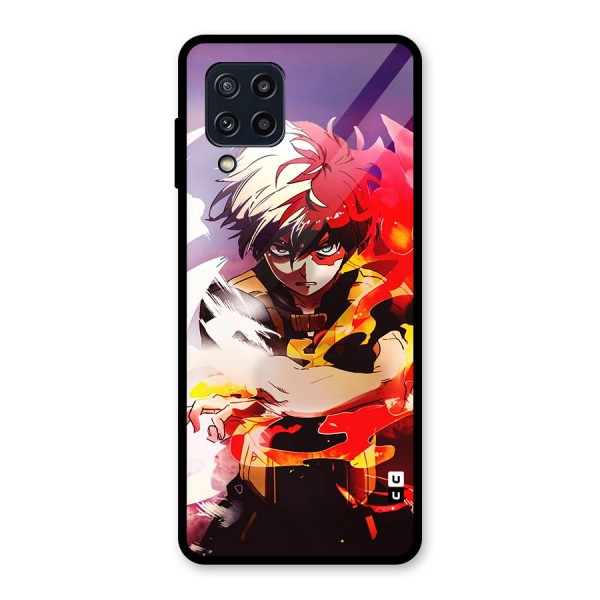 Todoroki Colors Glass Back Case for Galaxy M32