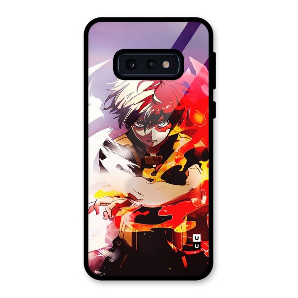 Todoroki Colors Glass Back Case for Galaxy S10e