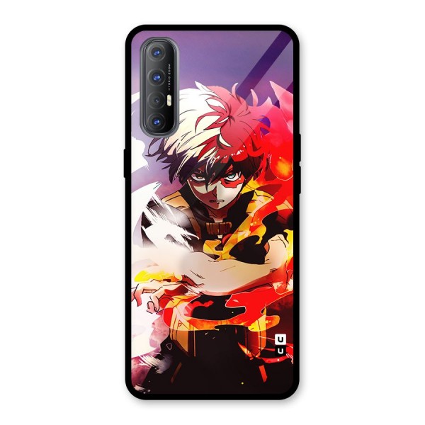 Todoroki Colors Glass Back Case for Oppo Reno3 Pro
