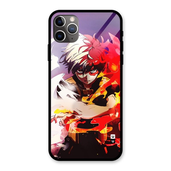 Todoroki Colors Glass Back Case for iPhone 11 Pro Max