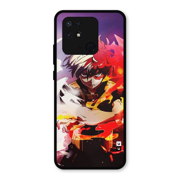 Todoroki Colors Metal Back Case for Redmi 10 Power