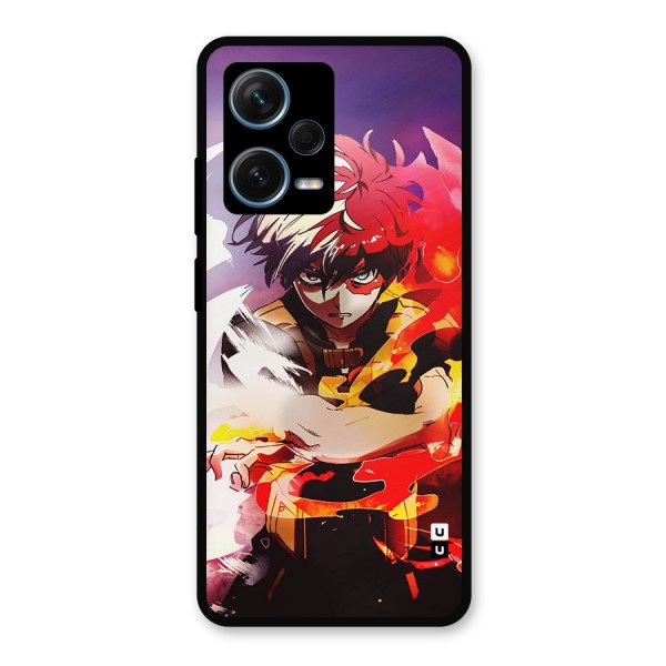 Todoroki Colors Metal Back Case for Redmi Note 12 Pro Plus 5G