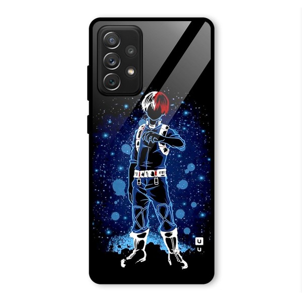 Todoroki Stance Glass Back Case for Galaxy A72