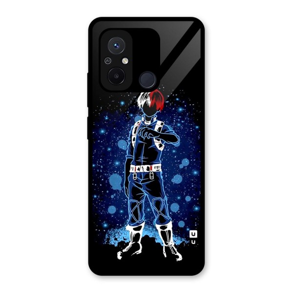 Todoroki Stance Glass Back Case for Redmi 12C