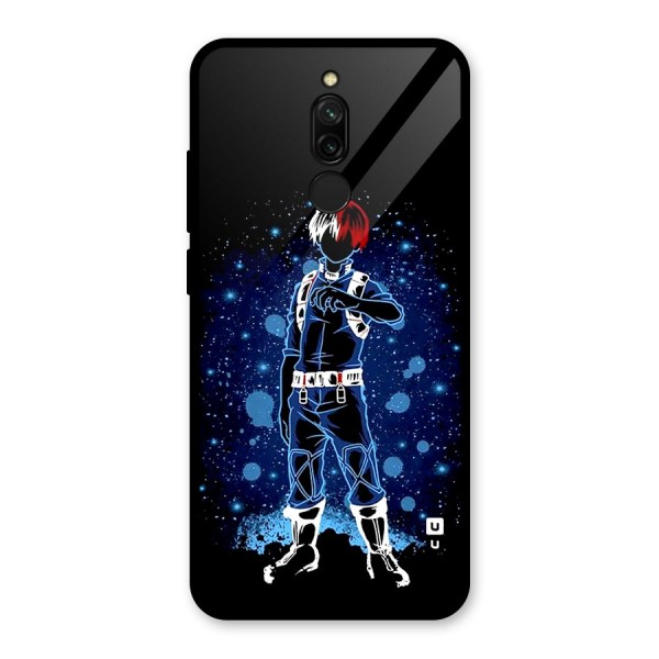 Todoroki Stance Glass Back Case for Redmi 8