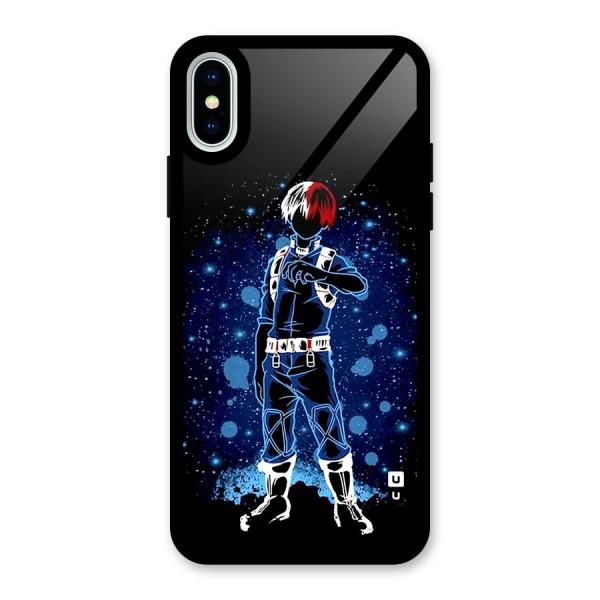 Todoroki Stance Glass Back Case for iPhone X