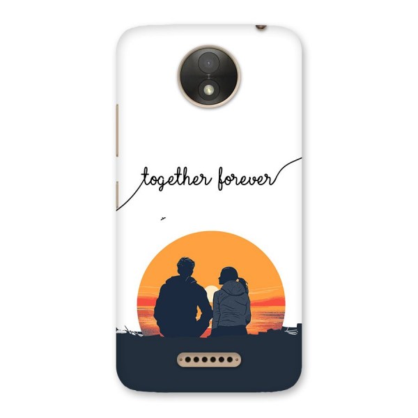 Together Forever Back Case for Moto C Plus